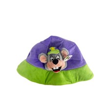 Chuck E Cheese 3D Plush Bucket Purple Green Valore Fiesta Cosplay NWT RARE 2007 picture