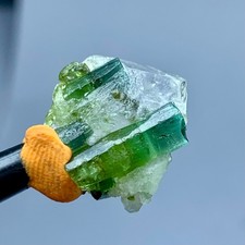 15 CTS Top Quality  Tourmaline Crystals Bunch With Quartz From Afghanistan. picture