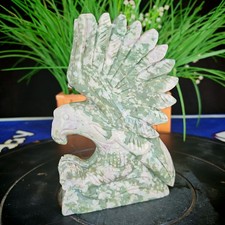 2.2LB Top natural crystal hand carved therapeutic artwork 1000g picture