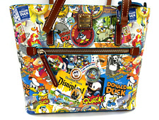 Disney Dooney & and Bourke Donald Duck 90th Anniversary Shopper Tote Bag Purse picture