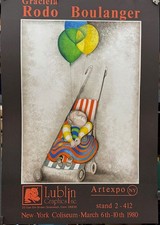 Graciela Rodo Boulanger Art Expo Poster 1980 Lublin Graphics Artexpo NY picture