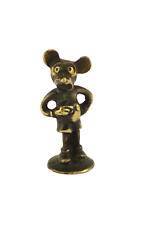 Antique Vintage 1930s Austrian Bronze Mickey Mouse Figurine Franz Hagenauer Wien picture