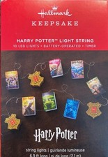 Hallmark Keepsake 2025 Harry Potter Light String 10-light string 7 foot long New picture