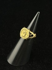 Authentic Roman Greek Artifact Good Condition Unique Coin Ring picture