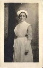Nurse in Studio Esther Bullock of Chicago IL S. Dearborn St. Real Photo Postcard picture