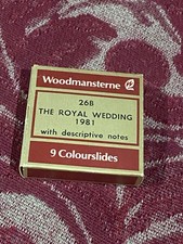 UK The Royal Wedding 1981 #26B 35mm Film Slide Set (All nine slides SL45) picture