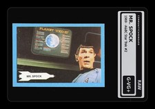 1969 A&BC Star Trek #2 Mr. Spock - Raw Card picture