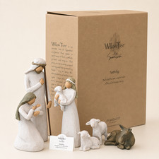 Nativity Set_6 pieces/ Willow Tree Nativity Figurines, hand-painted figures picture