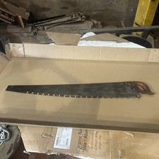  Vintage  Logging Saw 3 1/2 ft  picture