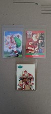 Marvel Comics NFL SuperPro vs Ripsaw + 3 NFL Santa Claus Non-Sport Card Lot picture
