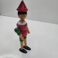 Vintage Parma by AA1 Pinocchio Articulated Wood Doll Ornament 6.5
