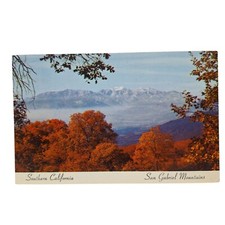 Postcard Southern California San Gabriel Mountains Mt San Antonio Old Baldy picture