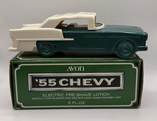 Vintage Avon 55 Chevy Decanter Bottle Wild Country After Shave Full with Box NOS picture