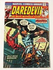 Daredevil #111 (1974) Origin & 1st app. Silver Samurai in 7.0 Fine/Very Fine ... picture