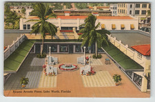 Postcard Reamo Arcade Plaza in Lake Worth, FL. picture