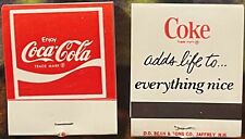 Vintage 1970s Coca Cola Matchbook, Coke Adds Life to Everything Nice, Unused picture