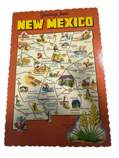 Postcard Greetings from the Land of Enchantment New Mexico NM USA picture