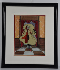 Vintage 101 Dalmatians Hello Dahling Cruella De Vil Sericel Signed Marc Davis picture
