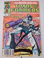 Transformers Limited Series #3 Marvel 1985 Spider-Man Megatron Comic  picture