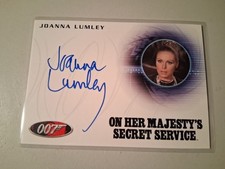 2009 Rittenhouse James Bond On Her Majesty's Secret Service JOANNA LUMLEY Auto picture