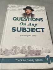 New Questions On Any Subject By Rav Avigdor Miller. H/c. Jewish Book/ Sefer picture