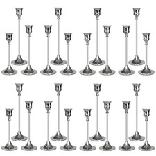 Candlestick Holders Silver, 24 Packs Taper Candle Holder for Candlesticks, picture
