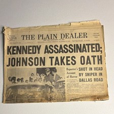 LOT of 1963 Cleveland Newspapers The Plain Dealer JFKennedy President Kennedy picture