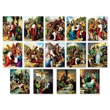 Stations of the Cross Poster Set, 12 inches x 16 inches, 14 Posters Included picture