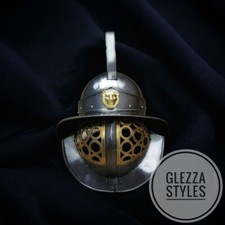 Medieval Larp Farbri Murmillo Gladiator SCA LARP Knight Handmade Cosplay Helmet picture