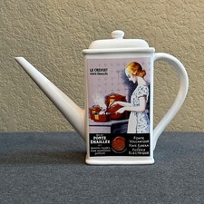 Vintage 1998 AMCO Le Creuset Ceramic Oil Dispenser Cruet with Lid picture