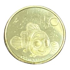 2021 Walt Disney World 50th Anniversary Metal Medallion Coin - Nemo picture
