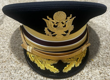 Vintage US Army Senior Officer's Dress Hat by KingForm Cap  sz 7 picture
