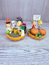 Hawthorne Village peanuts awaiting the great pumpkin Halloween village figurines picture