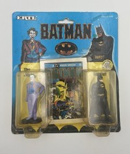 ERTL Batman Joker 1989 Movie Special Die Cast Mini Figures + Card New in Box picture