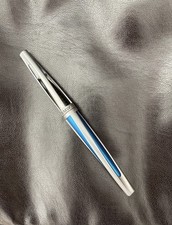 RARE Vtg BMW M3 M5 M7 Titanium Blue Silver Steel Carbide Exclusive .7mm Gel Pen picture