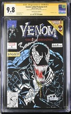 Venom Lethal Protector II #1 2023 CGC 9.8 SS Signed x2 Shattered Black 012 picture