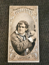 1880s Between the Acts & Bravo Cigarettes Thomas H. Hall Joseph Jefferson picture