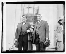 Photo:John L. Lewis T.V. O'Connor 1921 Men Outside Building picture