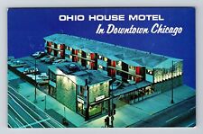 Chicago IL-Illinois, Ohio House Motel, Scenic View, Vintage Postcard picture
