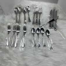 WALLACE Stainless 18/8 20 Piece Service for 4 Unused Flatware Silverware picture