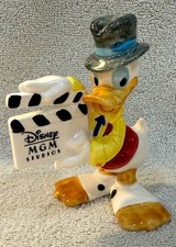 Vintage 1987 Disney MGM Studios Donald Duck Movie Director Ceramic Figurine picture