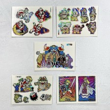 Vintage 90’s Vending Machine Nintendo Holographic Sticker Set Of 5 Mario & Zelda picture