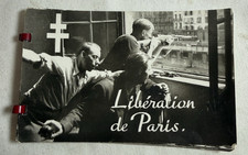WWII Liberation in Paris - 12 Page Postcard Size Photo Book, WW2 picture