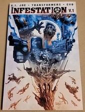 Transformers G.I. Joe - Infestation V.1 CVO (2011, IDW) Trade Paperback #1 picture