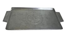 Wendell August Forge Hammered Aluminum Nautical  14 x 9 IN TRAY  #615 Vintage picture