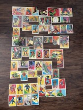 Vintage 1984 Marvel Super Heroes Secret Wars Stickers Lot - 68 Unused picture