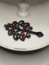 Vintage Cast Iron Trivet Tassel & Grain 1951 by J.Z.H. John Zimmerman Harner,  picture
