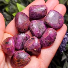 Ruby Tumbled Stone, Polished Indian Ruby Crystal picture