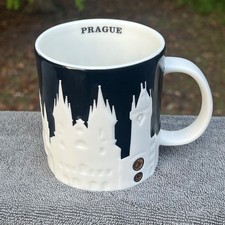 NEW Starbucks City Mug Cup Relief Series Prague Czech Republic 16oz with SKU picture