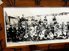 Buffalo Bill Wild West Show Panoramic   International Military PhotoFramed 14x74 picture